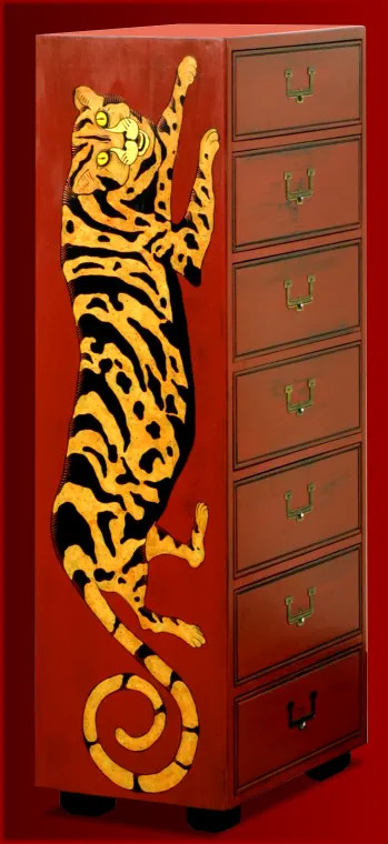 Leopard Cabinet ©Mary E. Carter - Hands of an Artist Productions